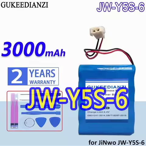 3000mAh Medical Device Battery for Jinwo JW-Y5S-6, JW-Y5S-6