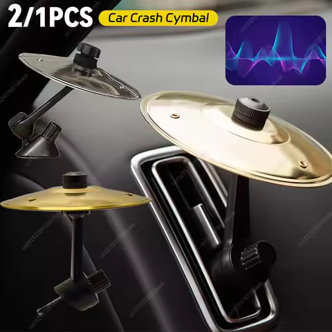 1/2/3PCS Hand-shooting Car Crash Cymbal Universal Auto Air Ventilation Port Clip-On Mini Drum Cymbal