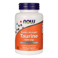NOW Double Strength Taurine 1000mg100 Veg Capsules