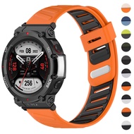 Silicone Strap For Amazfit T-Rex/T-Rex Pro T-Rex 3/2/2Ultra Sport Watchband Smartwatch Bracelet