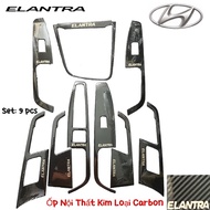 Elantra 2016 - 2022 Carbon + Titanium Interior Covers hyundai car accessories 2017 2018 2019 2020 20