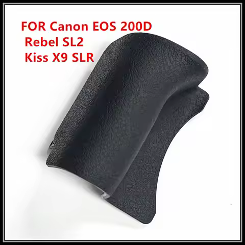 New Front Handle grip rubber repair parts for Canon EOS 200D Rebel SL2 Kiss X9 SLR cameras accessori