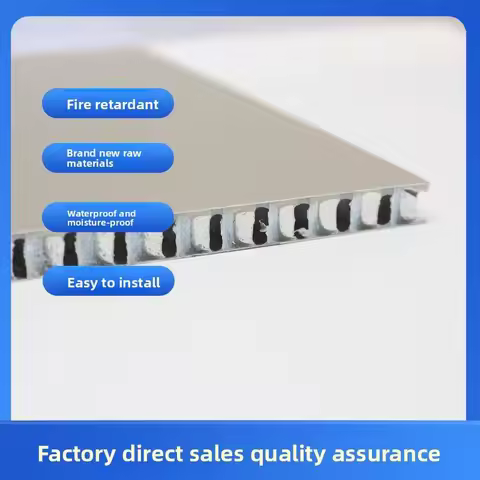 2440*1220*9mm SPC Aluminum Hybrid Wall Panel Sample - Waterproof Core Scratch Resistant Surface 50+ 