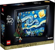 少量現貨 LEGO 21333 Starry Night 梵高 名畫 MOMA modern art 藝術館 藝術品 畫畫 積木 兒童 玩具 成人 收藏 擺設
