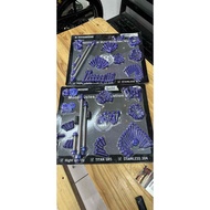 Full Ex 135 GR5 titanium screws including all kinds of screws as shown