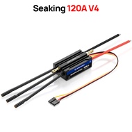HOBBYWING Seaking Brushless ESC Boat Sensorless ESC 30A 60A 90A 120A 160A V4 Series IP67 Waterpoof B