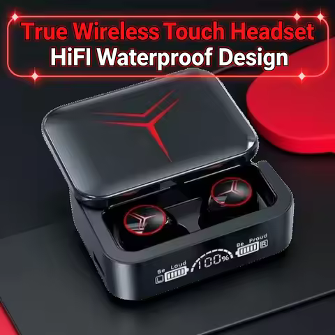 TWS M88 Pro Bluetooth Earphones Wireless Sport Headphones Touch Control HiFi 9D Stereo Waterproof In