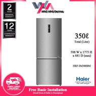 Haier 350L Refrigerator 2 Door/Peti Ais 2 Pintu (HRF-IM388BM) Peti Sejuk/Fridge/冰箱