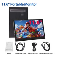 AHXJKA Portable Monitor 21.5 Inch 100HZ Gaming MonitorFHD IPS/HDR Computer Screen Extender With Buil