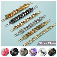 Boys For Kids Shoes Decorations Gifts Girls Shoes Chains Buckle Golden Silver Charms Designer