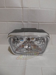 paket reflektor rx king kaca bening plus kupingan b-pro / lampu depan rx king plus kupingan model b-