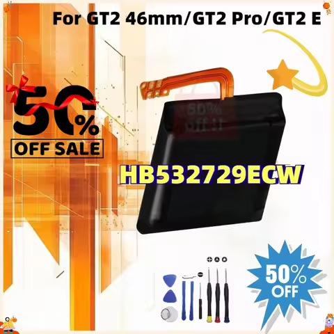 3.82V 455mAh HB532729ECW New Replacement Battery for Huawei Watch GT2 46MM Watch GT3 46MM JPT-B29 JP