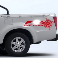 premium-FX4 off Road Pickup Truck PVC Stickers Compass Personalized Car Body Decoration Protection A
