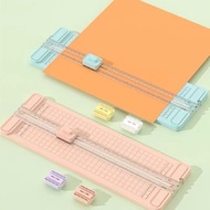 Plastic Paper Cutter A4/A5 Size Portable Paper Cutter with Replaceable Blades School Office Supplies