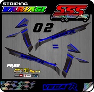 Stiker Striping Hologram Yamaha Vega R Lama VC-01