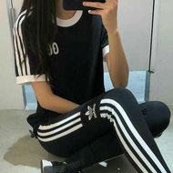 Adidas Originals 3 STRIPES TEE 眼睛黑色 三線上衣