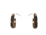 Folli Follie 玫瑰金耳圈耳環 Rose Gold Hoop Earrings