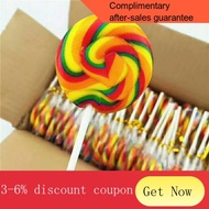 🍭 X.D Sweets Golden Rice17Ke Bulk Colorful Lollipop Rainbow Fruit Drop Snack Wholesale Leisure Food Children Snack🍭 Bny3