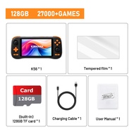 KINHANK K56 Handheld Game Console 5.5 Touch Screen 50 Emulators for PS1/PSP/DC/SS Android 14 5000mAh