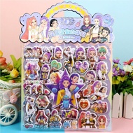 Kpop Demon Hunters Children's Cartoon Adhesive Stickers Double Layer 3d Puffy Stickers For E2i5