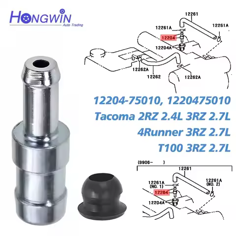 1/5/10pcs PCV Valve Fits Toyota 4Runner 1996-00 T100 1994-98 Tacoma 95-00 2RZ 2.4L 3RZ 2.7L 90480-18