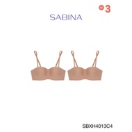 ( 1 แถม 1 ) Sabina Soft Doomm Level 3 เสื้อชั้นใน เกาะอก มีโครง รหัส SBXH4013C4 - สีเนื้อแทน