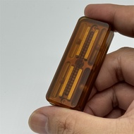 new New Amber PEI Mechanical Fidget Slider EDC Adult Fidget Toys Fun Stress Relief Toys Office Relax