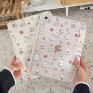 ZOYU | เคส iPad 11 นิ้ว พร้อมรางเลื่อนใส Y-type 4 ขาหมุนบางเบาป้องกันการตกช่องใส่ปากกา
