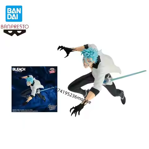In Stock Bandai BANPRESTO BLEACH VIBRATION STARS Grimmjow Jeagerjaques Anime Action Figures Model Co