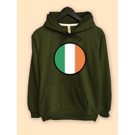 Ireland Flag Camo Pullover Hoodie Jacket