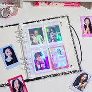 wei 4 Grids Binder Photocards Photo Album Inner Page Photocard Binder Photo Sleeve A5 Photo Binder B