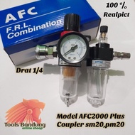 Air Filter Kompresor Angin Regulator /AFC-2000 / AFR-2000 /AR-2000 / Air Fillter Regulator Drat 1/4 