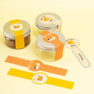 Stiker Label Seal Toples Kue Kering Custom Free Template Desain Unik