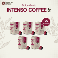 (เซ็ต 5 กล่อง x12 แคปซูล)  กาแฟแคปซูล INTENSO อาราบิก้า 60% สำหรับเครื่อง DOLCE GUSTO® (PUNTO ITALIA