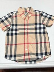 Burberry Kids 短袖襯衫 二手 無汙 近全新