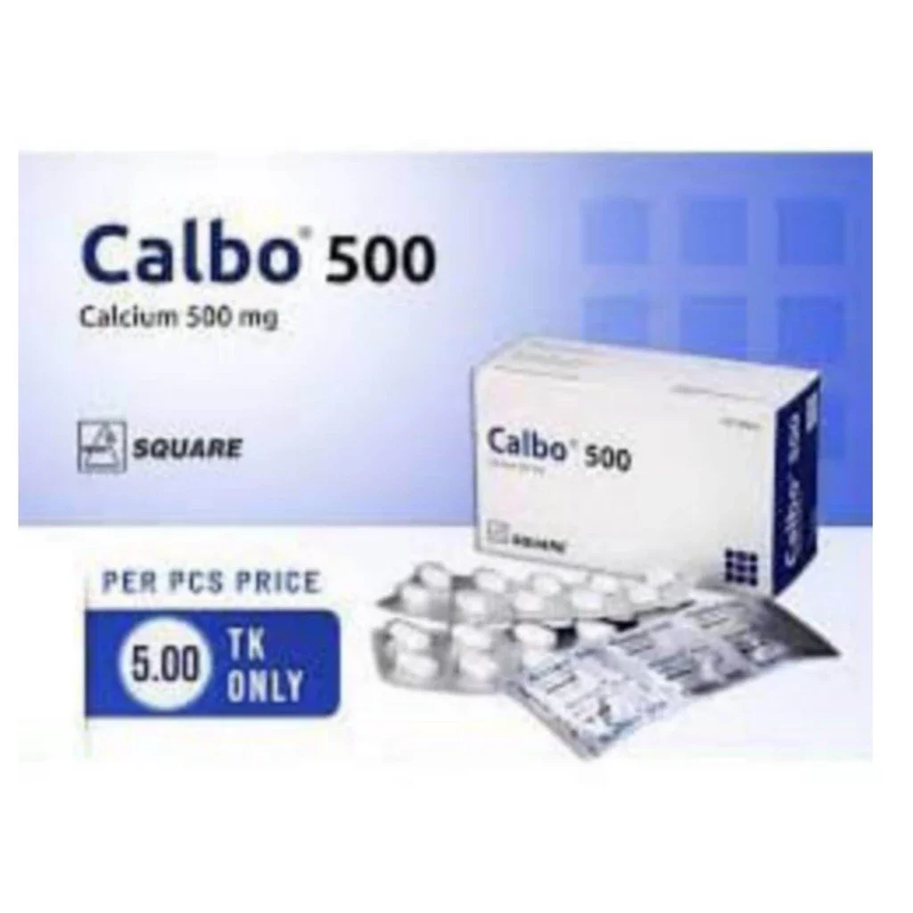 CALBO 500MG VITAMIN D3 AND CALCIUM 10 PAPAN 100 TABLETS...