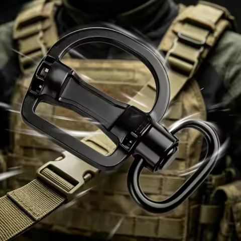 Quick Release Metal Shoulder Strap Buckle Accessories QD Butterfly Drop Ring Tactical Transfer Ring 