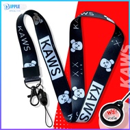 KWS01-KWS02【🔥สายคล้องคอ 】หมี K4WS ดำขาว ชุดห้อยคอ สีสด และรุ่นอื่นๆ ถอดใส่ได้กับนามบัตรและมือถือ ส่ง