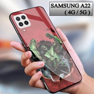 HP Softcase Glass Glass Samsung A22 4G/5G - Samsung A22 4G/5G [A97] Cellphone Protective Case.