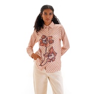 KEMEJA Aleza - Terre Shirt Creme - Women's Shirt Top