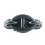 狀況良好★HERMES 髮夾 Tri Maillon PM 當前型號 Chaine d'Ancre 髮飾啞光黑色法國製造女式