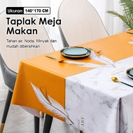 Waterproof Premium PVC Pattern Square Dining Tablecloth for 4 Chairs 120*170cm/ 140*140cm/ 140*180cm