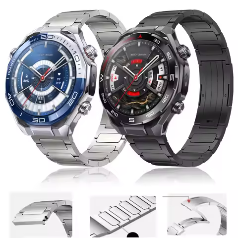 22mm Titanium Alloy Strap For Huawei Watch GT Runner 2 Ultimate 2 5 GT6 Pro GT6-5-4 46mm High-end Ba