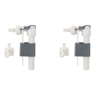 2X Bathroom In-Wall Water Tank Inlet Valve Hang Wall Hanging Toilet Water Valve Water Inlet Accessor
