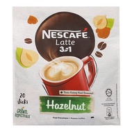 NESCAFE LATTE HAZELNUT 20SX24G