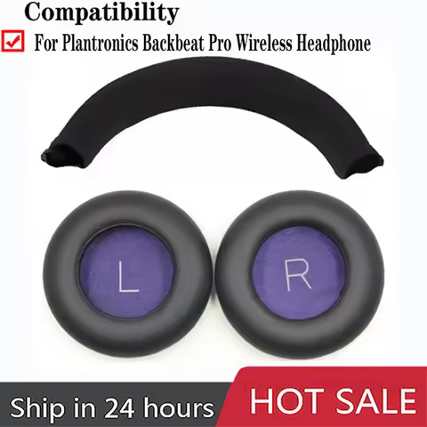 For Plantronics Backbeat Pro Wireless Headphone Ear Pads Replacement Sponge Earpads Headset Spare He