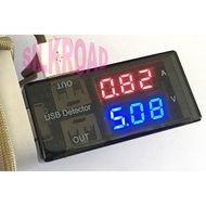 USB ampere votage meter twoL display LeD