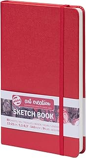 Talens T9314-202M 407242 Art Creations Sketchbook, Drawing Notebook, 5.1 x 8.3 inches (13 x 21 cm), 