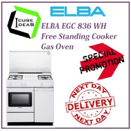 ELBA EGC 836 WH Free Standing Cooker Gas Oven