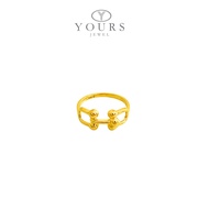 Yours Jewel 916 Gold Hardware Ring (XL)